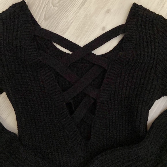 Cross back sweater! 3 for $15 - Picture 4 of 6